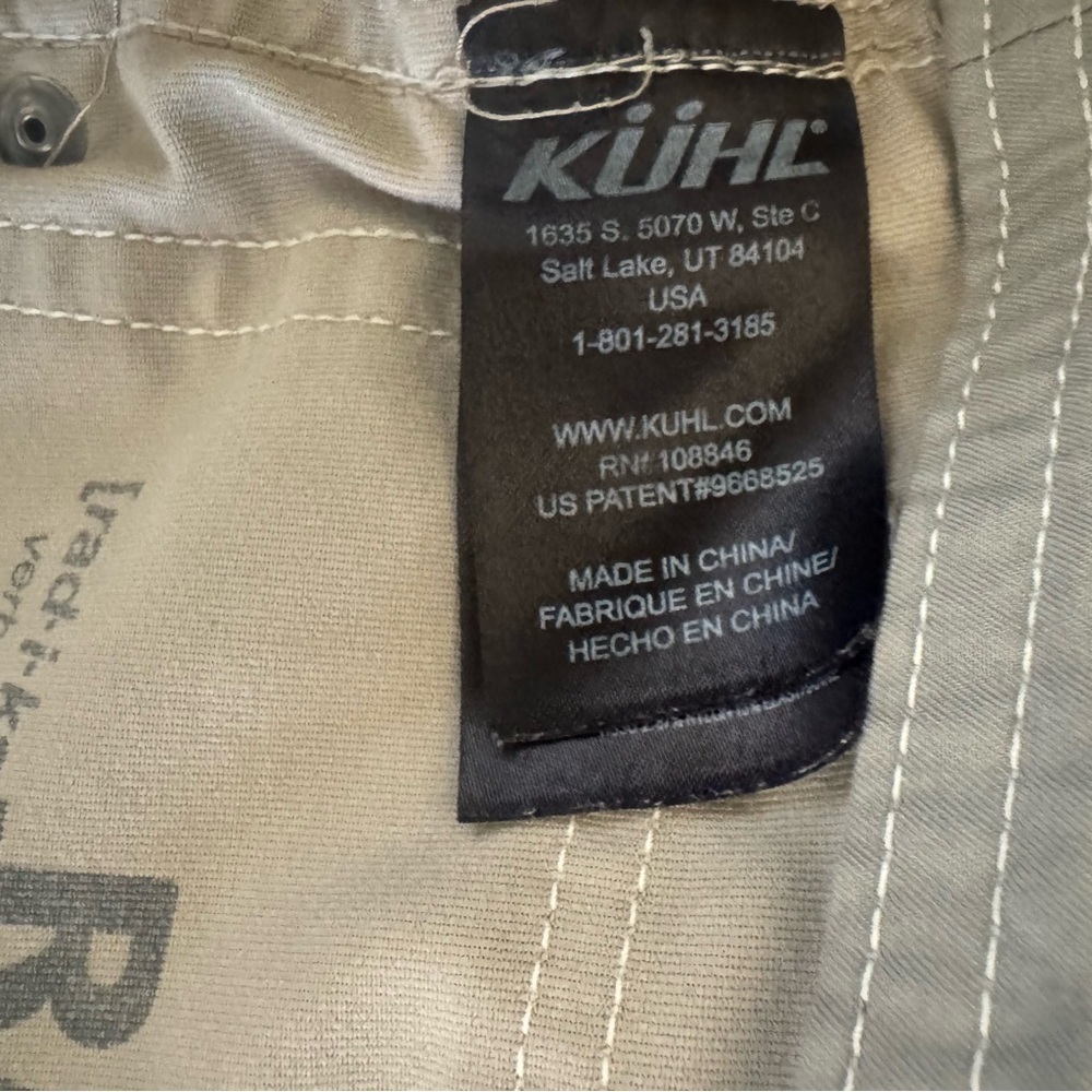 Kuhl Men’s Radikl Hiking Cargo Stretch Pants, Light Khaki Beige, Size 34 x 34 - Picture 10 of 13